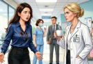 “MY HUSBAND IS THE CEO OF THIS HOSPITAL. YOU’RE FINISHED,” she said, hurling iced coffee at you. A single phone call changed her entire life.