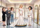 “WHITE IS FOR GIRLS WHO HAVE A REAL FAMILY WAITING AT THE END OF THE AISLE,” MY FIANCÉ’S MOTHER SAID, LOOKING ME UP AND DOWN IN A $14,000 GOWN AT MY MANHATTAN BRIDAL FITTING. As the entire salon froze, I simply smiled, stepped down from the platform, and left without a scene. However, before sunrise the following morning, a private email from my penthouse office removed his father’s law firm from the largest merchandise.