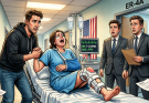 PART 1: “I was lying in a hospital bed with broken ribs when my husband grabbed my wrist and sna:pped, “Get up. My mother’s birthday dinner matters more than your little act.”