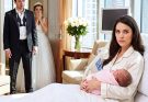 Six months after our divorce, my ex-husband called to invite me to his wedding. I told him, “I just gave birth. I’m not going anywhere.” Thirty minutes later, he showed up in my hospital room wearing his wedding suit… and with a face white with terror.
