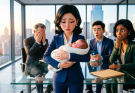 I arrived at the divorce with my 12-day-old baby in my arms and saw my husband with his lover; when I put the papers on the table, he whispered “that house was never yours” and everyone stopped looking at me the same way.