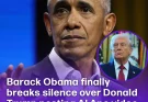 Barack Obama finally breaks silence over Donald Trump posting AI ape video of him & Michelle