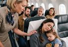 A single mother was sleeping peacefully in seat 8A when the captain’s voice suddenly came over the intercom: “Is there a fighter pilot on board?”